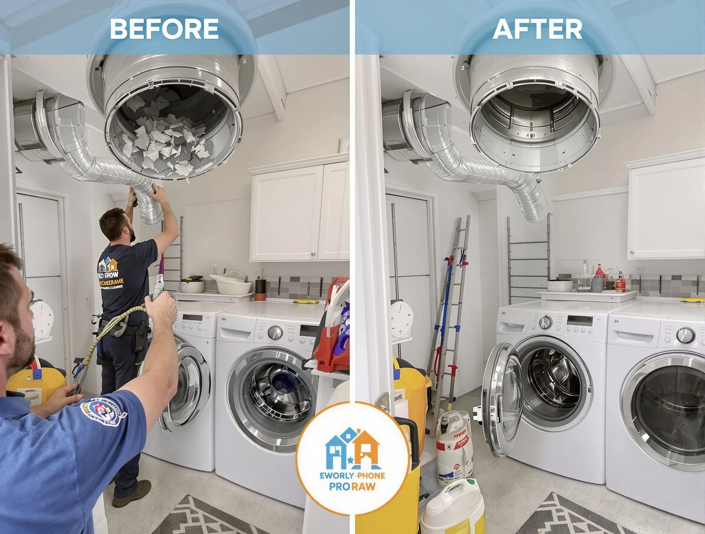 Residential dryer vent cleaning by Childersburg Dryer Vent Cleaning in Childersburg